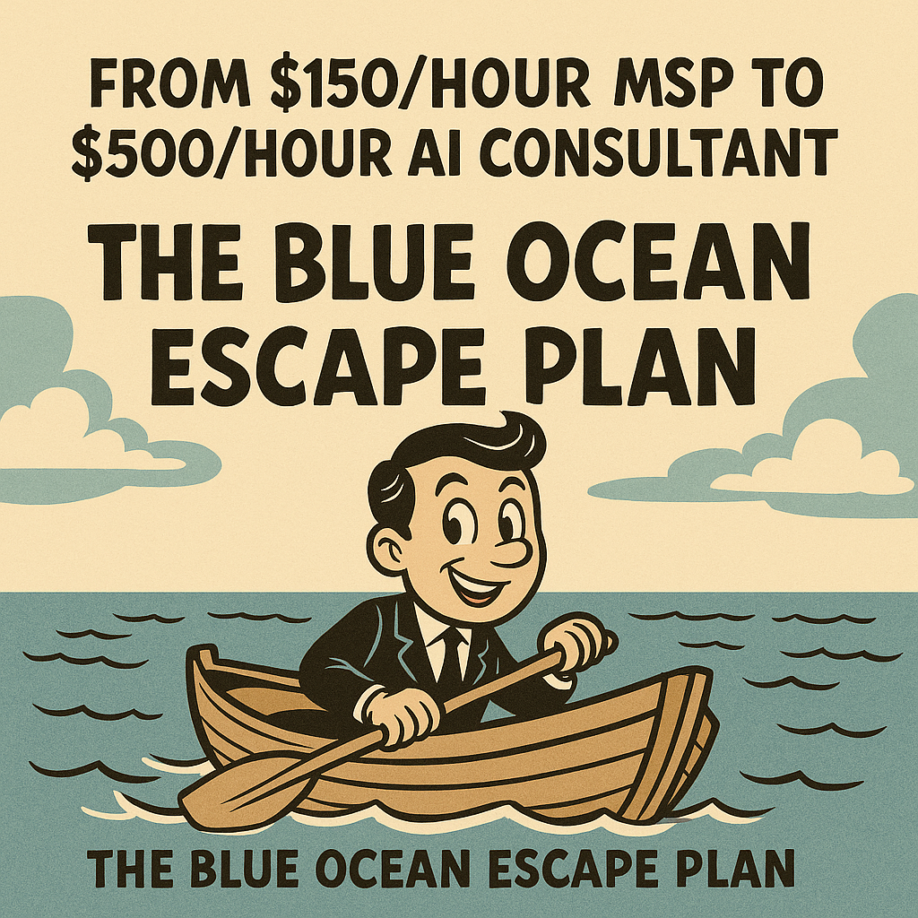 From $150/Hour MSP to $500/Hour AI Consultant: The Blue Ocean Escape Plan